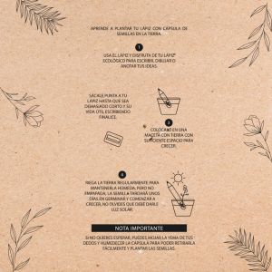 LAPIZ ECOLOGICO TLAMIA personalizada